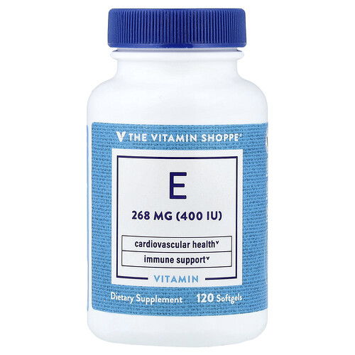 The Vitamin Shoppe, Vitamin E, 268 mg (400 IU), 120 Weichkapseln