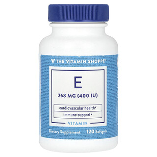 The Vitamin Shoppe, Vitamin E, 268 mg (400 IU), 120 Softgels