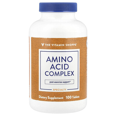The Vitamin Shoppe , Amino Acid Complex, 100 Tablets Size 19