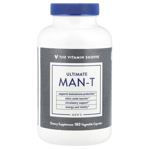 The Vitamin Shoppe Men's Ultimate Man-T 180 Vegetable Capsules