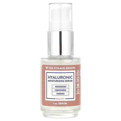 The Vitamin Shoppe  Hyaluronic Moisturizing Serum  1 oz