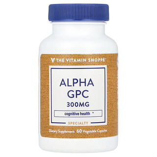 The Vitamin Shoppe, 알파-GPC, 300mg, 베지 캡슐 60정