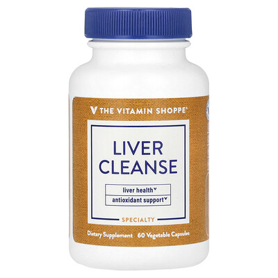 The Vitamin Shoppe  Liver Cleanse  60 Vegetable Capsules
