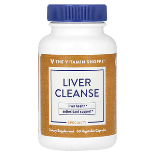 The Vitamin Shoppe, Limpieza hepática, 60 cápsulas vegetales