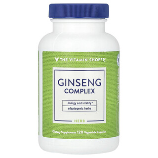 The Vitamin Shoppe, Ginseng Complex, 120 plantaardige capsules