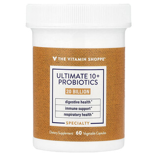 The Vitamin Shoppe, Ultimate 10+ Пробиотик, 20 млрд CFU, 60 көкөніс капсуласы