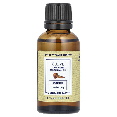 The Vitamin Shoppe 100% Pure Essential Oil Clove 1 fl oz (30 ml)