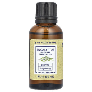 The Vitamin Shoppe, Ulei esențial 100% pur, eucalipt, 1 fl oz (30 ml)