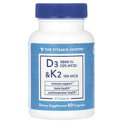Вітаміни D3 і K2, 60 капсул