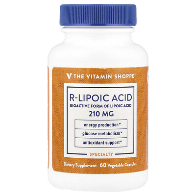 The Vitamin Shoppe  R-Lipoic Acid   60 Vegetable Capsules