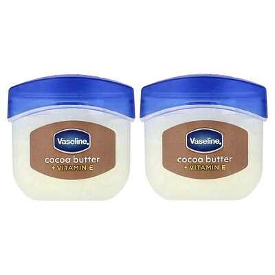 Vaseline, Lip Therapy®, Jalea, Manteca de cacao, Paquete de 2 unidades, 7 g (0,25 oz) cada una