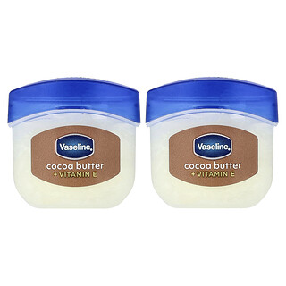 فازلين‏, جيلي Lip Therapy® ، زبدة الكاكاو ، عبوتان ، 0.25 أونصة (7 جم) لكل عبوة