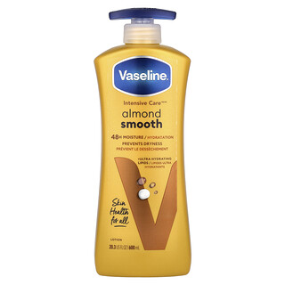 Vaseline, 优效护理™，巴旦木顺滑乳液，20.3 液量盎司（600 毫升）