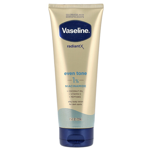 Vaseline RadiantX, Even Tone Body Lotion, 1% Niacinamide, 7.5 fl oz (222 ml)