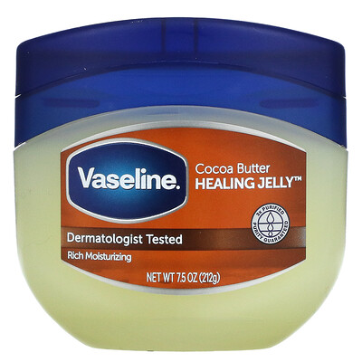 Vaseline Мазь для глубокого увлажнения Healing Jelly, «Масло какао», 212 г