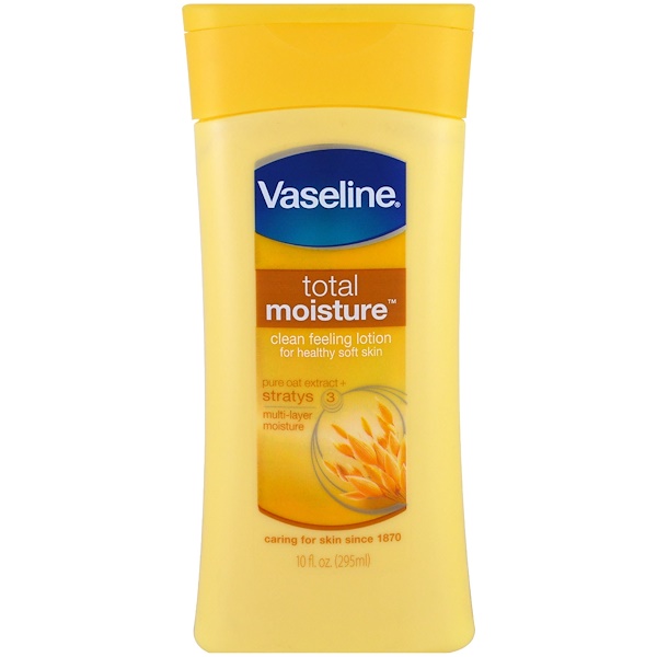 Vaseline, Total Moisture, Clean Feeling Lotion, 10 Fl Oz (295 Ml) - Iherb