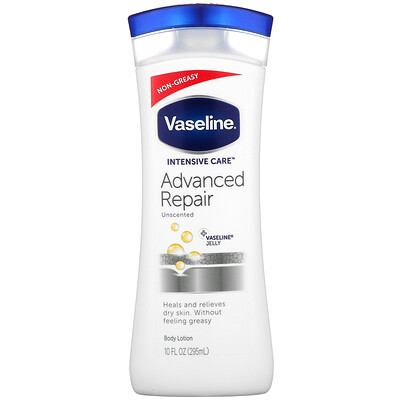 Vaseline Intensive Care, улучшенный восстанавливающий лосьон для тела, без запаха, 295 мл (10 жидк. Унций)