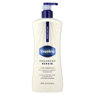 Vaseline, Intensive Care™, Λοσιόν Προηγμένης Επανόρθωσης, Χωρίς Άρωμα, 600 ml