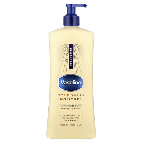 Vaseline, Nourishing Moisture Body Lotion, For Dry to Very Dry Skin, 32 fl oz (947 ml)