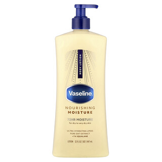 Vaseline, Nourishing Moisture Body Lotion, For Dry to Very Dry Skin, 32 fl oz (947 ml)