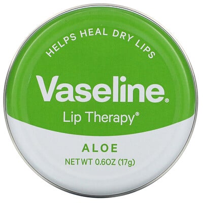 Vaseline Lip Therapy, алоэ, 17 г (0,6 унции)