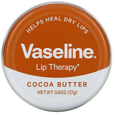 Купить Vaseline Lip Therapy, Cocoa Butter, 0.6 oz (17 g)