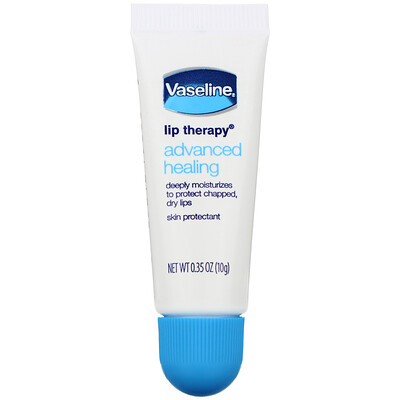 Vaseline Lip Therapy, Advanced Healing Skin Protectant, 0.35 oz (10 g)  - купить со скидкой