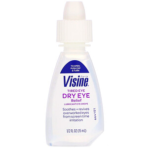 Отзывы о Визин, Tired Eye Dry Eye Relief, Sterile, 1/2 fl oz (15 ml)