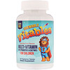 Жевательные мультивитамины с пробиотиками и ферментами для детей, фруктовое ассорти, 120 вегетарианских таблеток