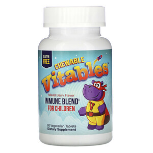 Отзывы о Vitables, Immune Blend Chewables for Children, Mixed Berry Flavor, 90 Vegetarian Tablets