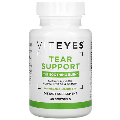 Viteyes Tear Support, Eye Soothing Blend, 30 Softgels