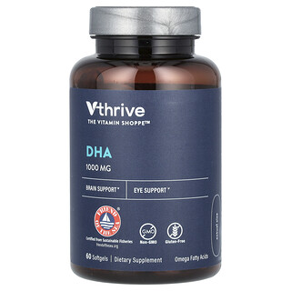 Vthrive, DHA, 1.000 mg, 60 μαλακές κάψουλες