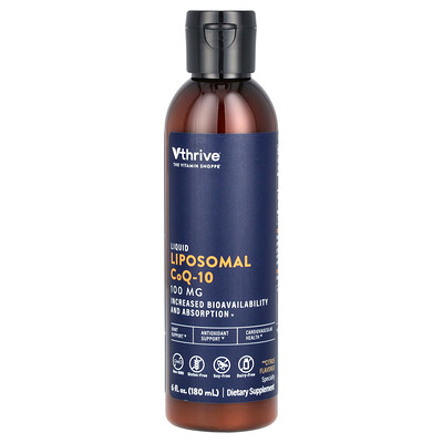 Vthrive  Liquid Liposomal CoQ-10  Citrus  100 mg  6 fl oz (180 ml)