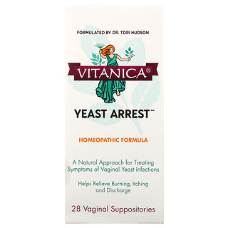 Vitanica, Eliminación de hongos, Apoyo vaginal, 28 supositorios vaginales