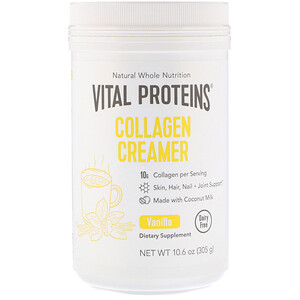 Отзывы о Витал Потеинс, Collagen Creamer, Vanilla, 10.6 oz (305 g)