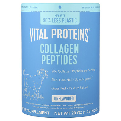 Product Image for Vital Proteins, Collagen Peptides, Unflavored, 20 oz (567 g)
