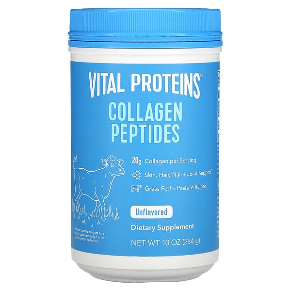 Vital Proteins, Péptidos de colágeno, sin sabor, 10 oz (284 g)