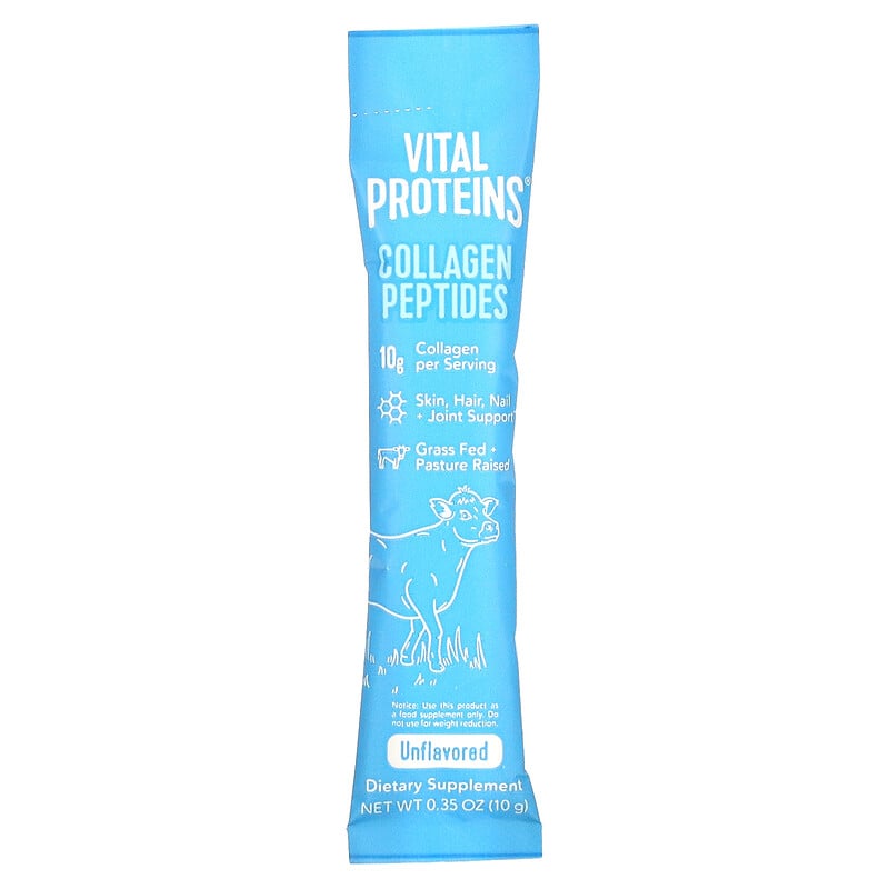 Vital Proteins Collagen Peptides Unflavored 20 Packets 035 Oz 10 G Each 3764