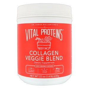 Отзывы о Витал Потеинс, Collagen Veggie Blend, 22 oz (630 g)