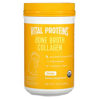 Vital Proteins, 骨汤胶原蛋白，鸡肉味，10 盎司（285 克）