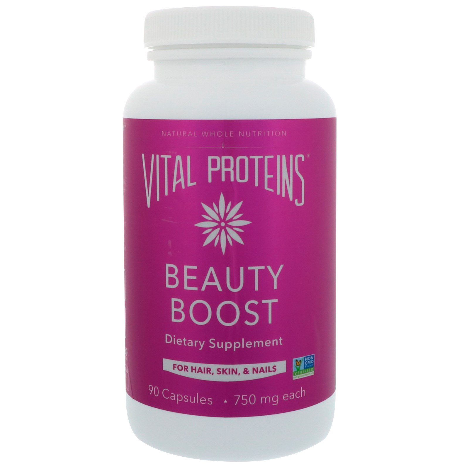 Vital Proteins Beauty Boost For Hair Skin And Nails 750 Mg 90