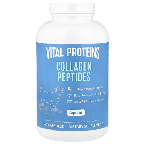 Vital Proteins Collagen Peptides, 360 Capsules (550 mg per Capsule)