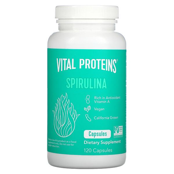 Vital Proteins‏, Spirulina, 650 mg, 120 Capsules