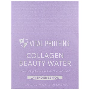 Витал Потеинс, Collagen Beauty Water, Lavender Lemon, 14 Packets, 0.46 oz (13 g) Each отзывы