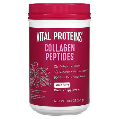 Vital Proteins пептиды коллагена смесь ягод 295 г (10 4 унции)