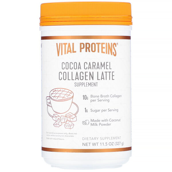 Collagen Latte, Cocoa Caramel, 11.5 oz (327 g)