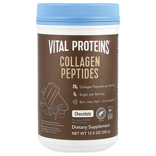 Vital Proteins, Kolajen Peptitler, Çikolata, 13,5 oz (383 g)