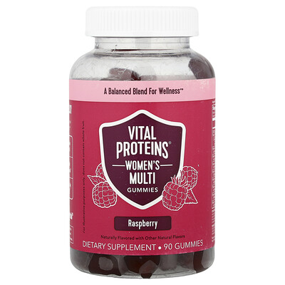 Vital Proteins  Women's Multi Gummies  Raspberry  90 Gummies