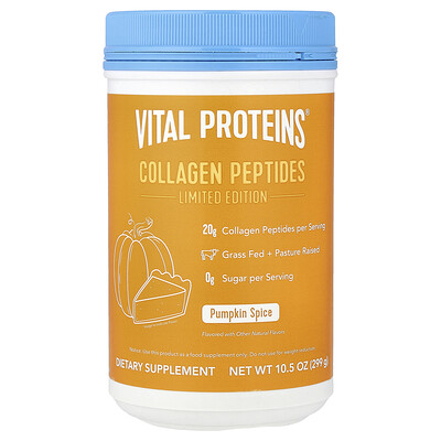Product Image for Vital Proteins, Collagen Peptides, Pumpkin Spice, 10.5 oz (299 g)