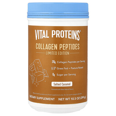 Product Image for Vital Proteins, Collagen Peptides, Salted Caramel, 10.5 oz (299 g)